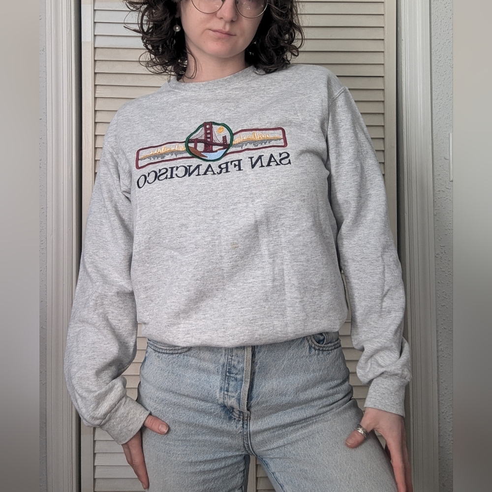 Heathered Gray San Francisco Crewneck